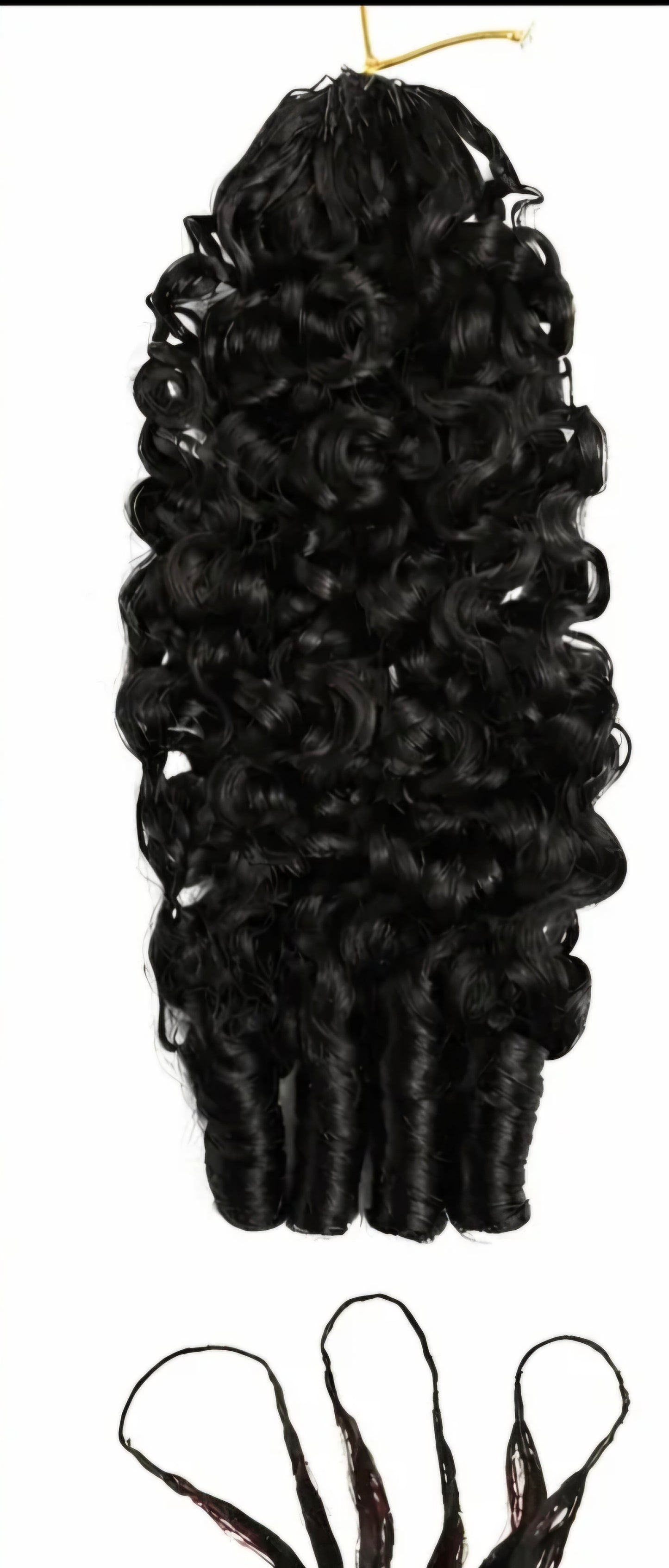 Burmese Curly Miracle Knots 100% Human Hair
