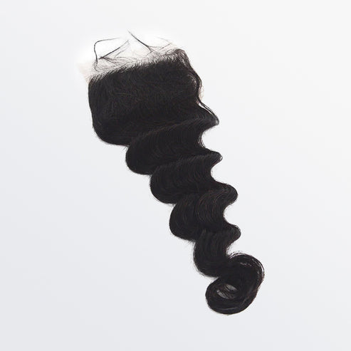 14-20 Inch 4" x 4" Ocean Wavy Free Parted Lace Closure