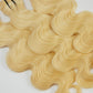 12-30 Inch 12A Raw Hair #613 Lightest Blonde Body Wave Bundles
